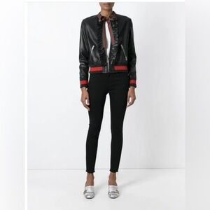 Gucci Black Panther Back Pocket Patch Skinny Jeans-Size:26